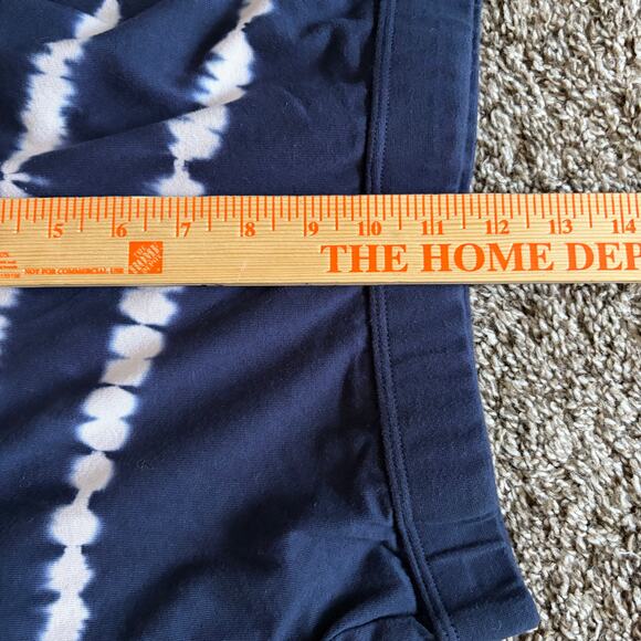 The Upside Revolve Tie Dye Long John Pants Small/6 Indigo Loungewear Comfort NWT - Picture 8 of 11